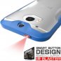 HTC One M8 Case, SUPCASE Unicorn Beetle Premium Hybrid Protective Case Clear/Blue