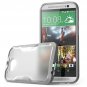 HTC One M8 Case, SUPCASE Unicorn Beetle Premium Hybrid Protective Case Clear/Gray