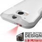 HTC One M8 Case, SUPCASE Unicorn Beetle Premium Hybrid Protective Case White/gray