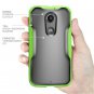 Moto X Case, SUPCASE [Unicorn Beetle Series] New Motorola Moto X (2nd Gen.) Frost Clear/Green