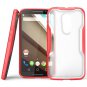 Moto X Case, SUPCASE [Unicorn Beetle Series] for All New Motorola Moto X (2nd Gen.) Frost Clear/Red
