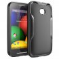 SUPCASE Motorola Moto E Case - Unicorn Beetle Premium Hybrid Protective Case (Black/Black