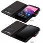 SUPCASE Google Nexus 5 Premium Wallet Leather Case Black Hard Shell- Black