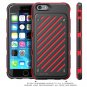 SUPCASE [Dual Layer Hybrid] Apple iPhone 6 Plus Case 5.5 inch [Unicorn Beetle S Series] Red/Black