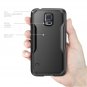 Galaxy S5 Case, SUPCASE Unicorn Beetle Series Premium Hybrid Bumper Case Black/Black
