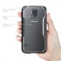 Galaxy S5 Case, SUPCASE Unicorn Beetle Series Premium Hybrid Bumper Case Clear/Black