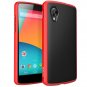 SUPCASE Google Nexus 5 Unicorn Beetle Premium Hybrid Protective Case (Black/Red)