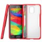 Samsung Galaxy Note 4 Case, SUPCASE Unicorn Beetle Series Premium Hybrid Frost Clear/Red