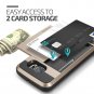 Galaxy S6 Case, Verus [Card Slot Case] Samsung Galaxy S6 Case [Damda Slide][Shine Gold] Dual Layer
