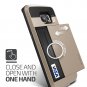 Galaxy S6 Edge Case, Verus [Card Slot Case] Samsung Galaxy S6 Edge Case [Damda Slide][Shine Gold]