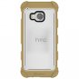 HTC One M9 Case Poetic [Affinity Series]  [TPU Grip Bumper] [Corner Protection] Frost Clear/Gold
