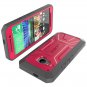 HTC One M9 Case - Poetic [Revolution Series] - [Heavy Duty] [Dual Layer]  Protection Pink/Gray
