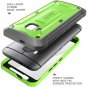 HTC One M9 Case, SUPCASE Full-body Rugged Holster Case with Built-in Screen Protector Green/Gray