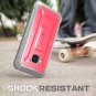 HTC One M9 Case, SUPCASE Full-body Rugged Holster Case with Built-in Screen Protector Pink/Gray