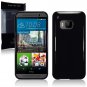 HTC One M9 Case, Terrapin [SLIM FIT] HTC One M9 Case [Black] Premium Protective TPU Gel- Solid Black