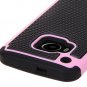 HTC ONE M9 Case, M9 case, E LV HTC ONE M9 Case Full Body Hybrid Armor Protection Defende- PINK