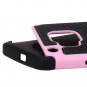HTC ONE M9 Case, M9 case, E LV HTC ONE M9 Case Full Body Hybrid Armor Protection Defende- PINK