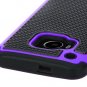HTC ONE M9 Case, M9 case, E LV HTC ONE M9 Case Full Body Hybrid Armor Protection Defender- PURPLE