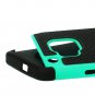 HTC ONE M9 Case, M9 case, E LV HTC ONE M9 Case Full Body Hybrid Armor Protection Defender- TEAL