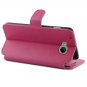 One M9 Case,HTC One M9 Flip Case, LK [Stand Feature] HTC One M9 /Hima Premium Wallet- Hot Pink