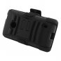 Eagle Cell PRNK521SPSTHLBKBK Hybrid Black TUFFSUIT with Kickstand for Nokia Lumia 521