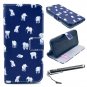 iPhone 6 Plus 5.5" Case, Speedtek Elephant Pattern Premium PU Leather Wallet