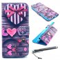 iPhone 6 Plus 5.5" Case, Speedtek LOVE Pattern Premium PU Leather Wallet