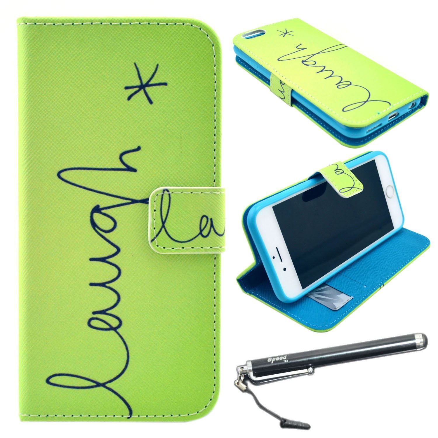 iPhone 6 Plus 5.5" Case, Speedtek Laugh Pattern Premium PU Leather Wallet