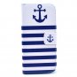 iPhone 6 Plus 5.5" Case, Speedtek Mariner Pattern Premium PU Leather Wallet