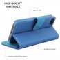 Snugg iPhone 5 / 5s Case - Leather Flip Case with Lifetime Guarantee (Electric Blue)
