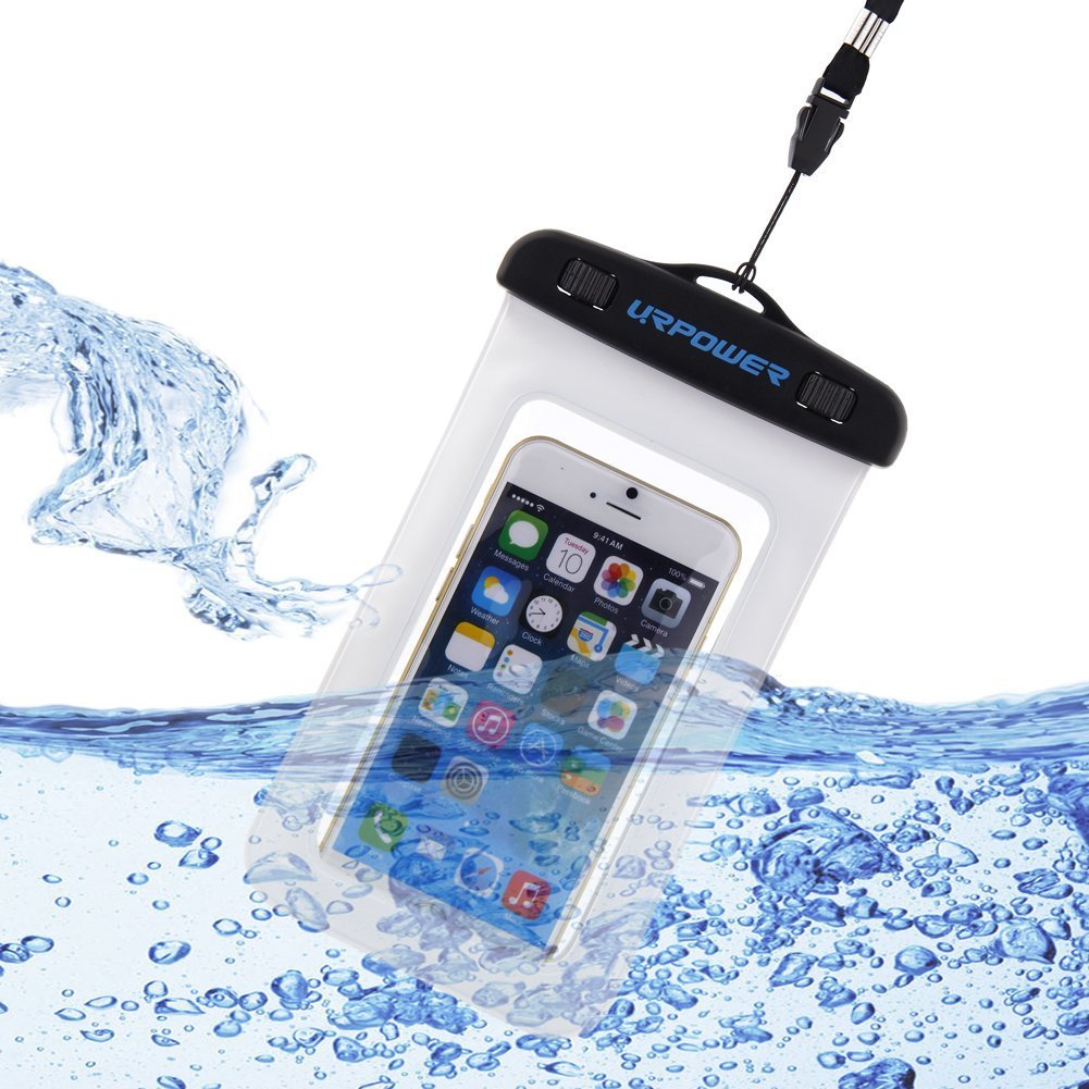 COCO-VISION,Cell Phone Waterproof Case Dry Pouch Bag-White