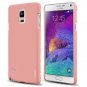 Samsung Galaxy Note 4 Case, J&D [Ultra Slim] Galaxy Note 4 Case [Slim Fit] [Matte] Slim Pink