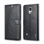 Samsung Galaxy Note 4 Case, J&D [Stand View] Galaxy Note 4 Wallet Case [Slim Fit] [Stand Feature