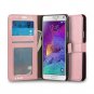 Samsung Galaxy Note 4 Case, J&D [Stand View] Galaxy Note 4 Wallet Case [Slim Fit] [Stand Feature]
