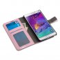 Samsung Galaxy Note 4 Case, J&D [Stand View] Galaxy Note 4 Wallet Case [Slim Fit] [Stand Feature]
