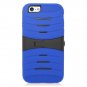 Eagle Cell Hybrid Armor Protective Case with Stand for Apple iPhone 6 Black/Blue