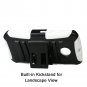 Evecase Moto E Case, 2-in-1 ROBUST Dual Layer Rugged Holster Case Swivel Belt Clip Kick-Stand-White