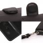 Galaxy S5 ACTIVE Case, Galaxy S5 Active Flip Case - E LV Deluxe PU Leather Folio Wallet Case-Black