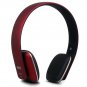 August EP636 Bluetooth Wireless Stereo NFC Headphones Comfortable {Red} Headset built-in Microphone