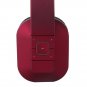 August EP650 Bluetooth Wireless Stereo NFC Headphones - Comfortable Leather Cushioned Headset-Red