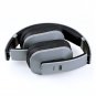 August EP650 Bluetooth Wireless Stereo NFC Headphones - Comfortable Leather Cushioned Headset-Silver