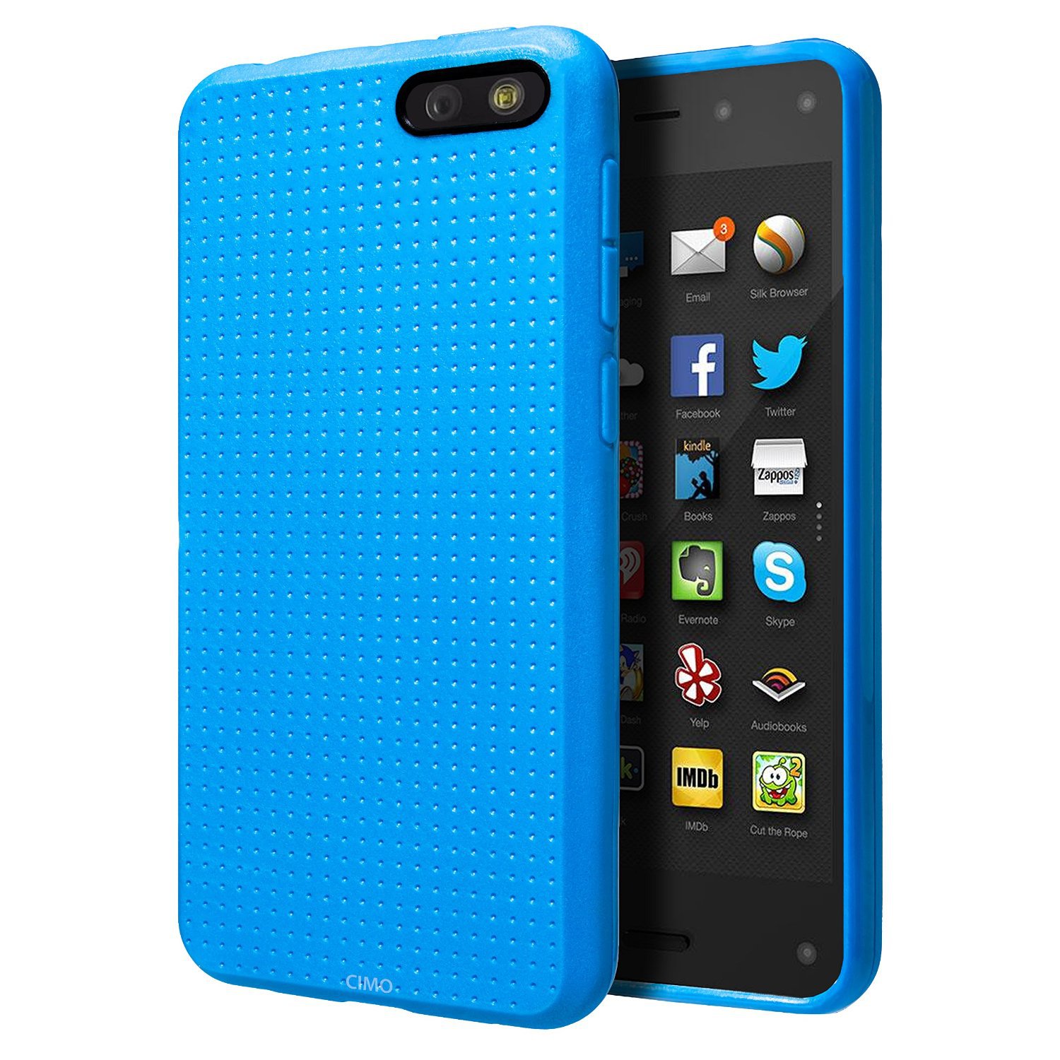 Cimo [Dot] Premium Slim TPU Flexible Soft Case for Amazon Fire Phone (2014) - Blue