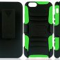 for Apple iPhone 6 (4.7 inch) with Kickstand and Locking Swivel Belt Clip for iPhone 6-Green