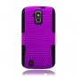 Eagle Cell PHZTEN9100NTBKPL Progressive Hybrid Protective Gummy TPU Mesh Defense Black/Purple