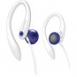 New Philips Ultra Comfortable Gym Earhook Headphones-Purple