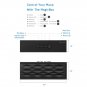 DKnight Magicbox Ultra Portable Wireless Bluetooth Speaker,Powerful Sound build in Microphone-Red