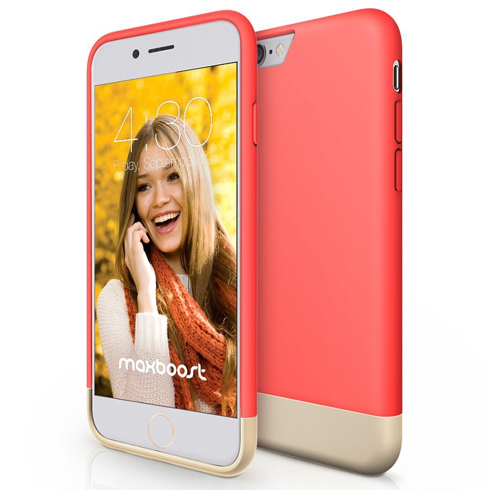Maxboost [Vibrance Series] iPhone 6 (4.7) Case  Italian Rose / Champagne Gold