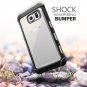 Galaxy S6 Case - Poetic [Affinity Series] - [TPU Grip Bumper] [Corner Protection] Frost Clear/Black