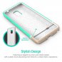 Maxboost [Vibrance Series] Samsung Galaxy Note 4  [Lifetime Warranty] Tiffany Blue Champagne Gold