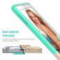 Maxboost [Vibrance Series] Samsung Galaxy Note 4  [Lifetime Warranty] Tiffany Blue Champagne Gold